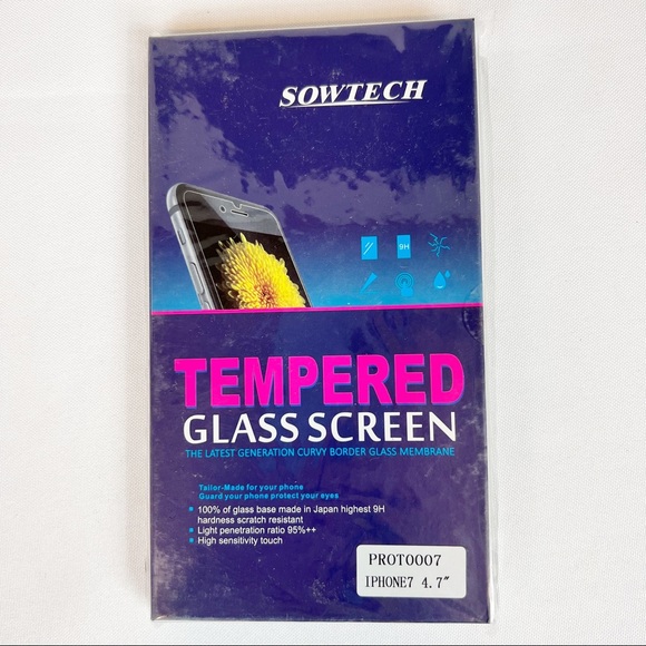 NEW IPhone 7 8 Glass Screen Protector - Picture 6 of 6